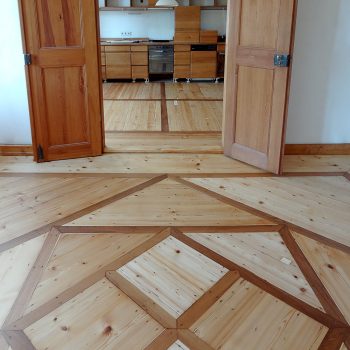 Restaurierter Ornamentdielenboden